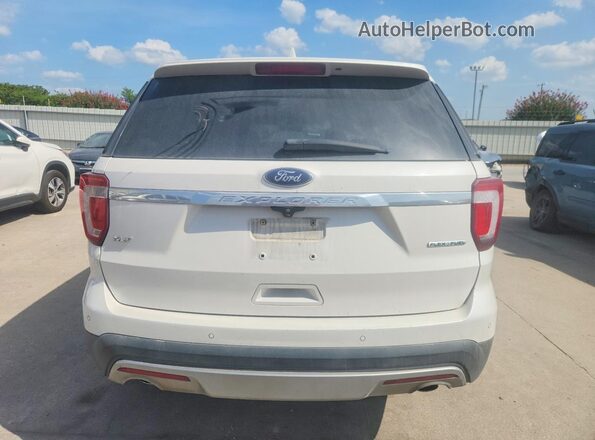 1FM5K7D84GGC86019 2016 FORD EXPLORER White Widok wnętrza z przodu