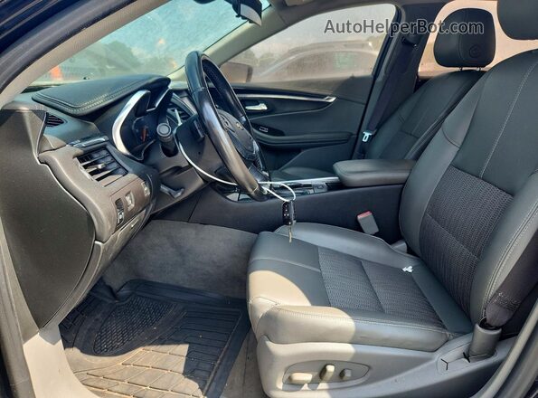 1G1105S30HU117695 2017 CHEVROLET IMPALA Black Dashboard view