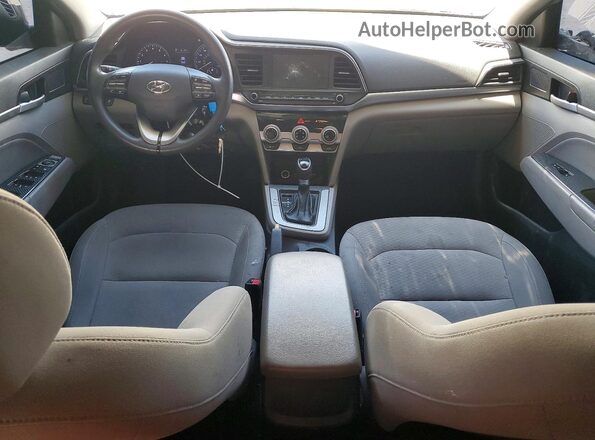 KMHD84LF7KU767711 2019 HYUNDAI ELANTRA Silver Instrument cluster view