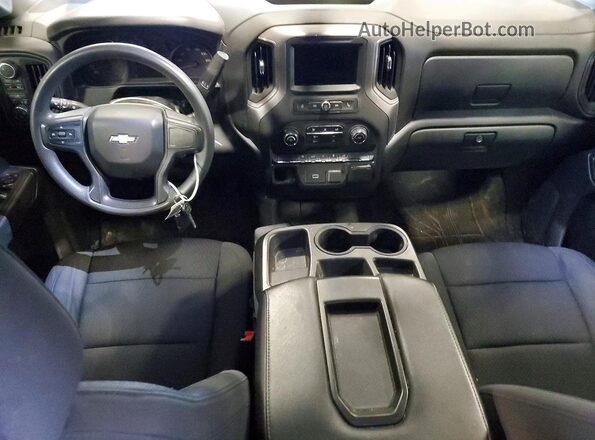 1GCRYBEK2LZ202389 2020 CHEVROLET SILVERADO Black Widok zestawu wskaźników