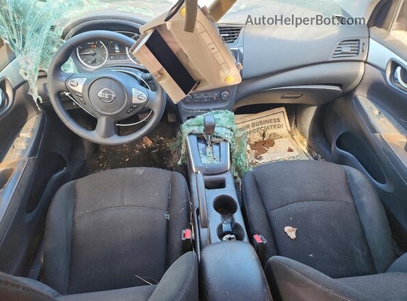 3N1AB7AP5KY246248 2019 NISSAN SENTRA Blue Instrument cluster view