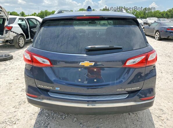3GNAXZEU7KS536043 2019 CHEVROLET EQUINOX Blue Front interior view