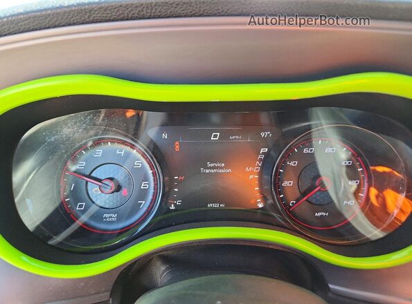 2C3CDXBG1PH508301 2023 DODGE CHARGER Green Вид задніх сидінь