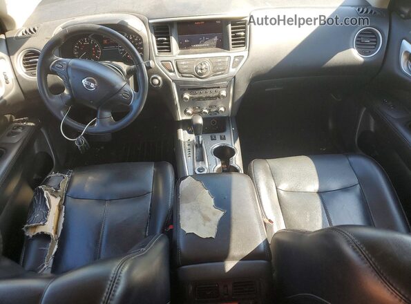 5N1DR2MMXHC676672 2017 NISSAN PATHFINDER Gray ხელსაწყოთა პანელის ხედი