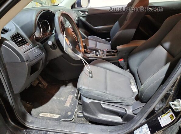 JM3KE4BY9G0630315 2016 MAZDA CX-5 Black წინა პანელის ხედი