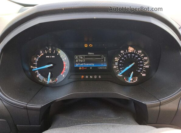 2FMPK3G93JBC12241 2018 FORD EDGE Gray Vista de los asientos traseros