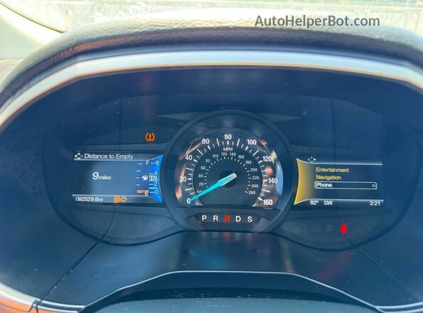 2FMPK4J9XGBB55656 2016 FORD EDGE Red Widok naklejki z numerem VIN