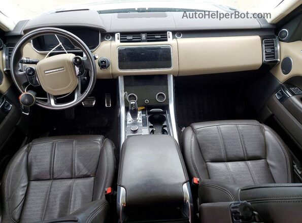 SALWV2SV7JA808639 2018 LAND ROVER RANGE Silver წინა პანელის ხედი
