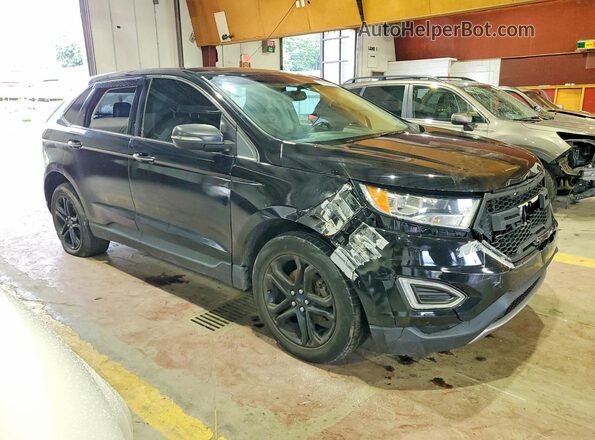 2FMPK3K94HBC27834 2017 FORD EDGE Black Вид спереду