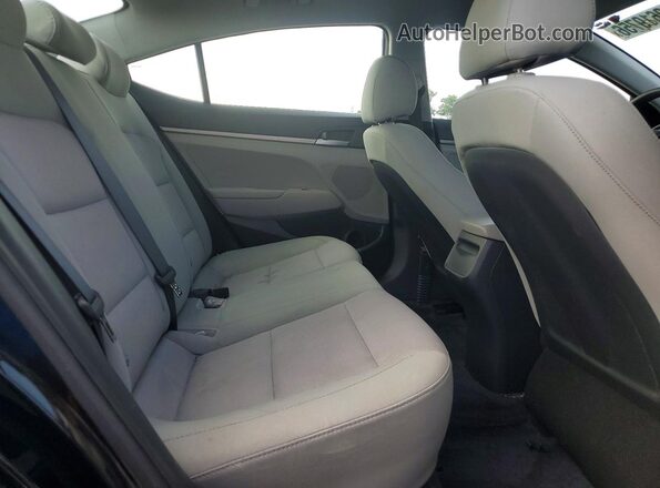 5NPD74LFXHH089403 2017 HYUNDAI ELANTRA Black უკანა სალონის ხედი