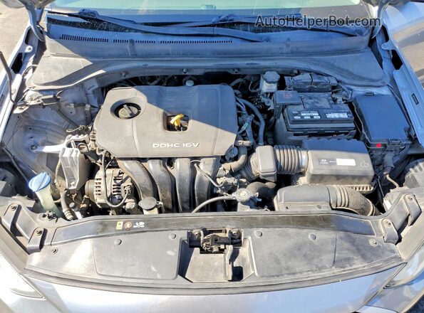 5NPD74LF1HH178583 2017 HYUNDAI ELANTRA Серый Вид подкапотного пространства