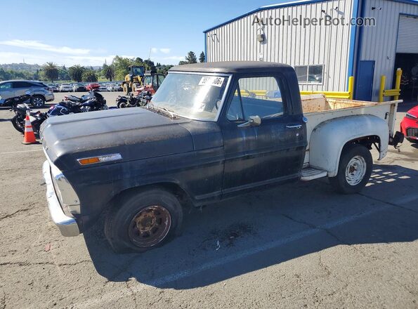 000000F10YRE94905 1967 FORD F100 Black Trasero izquierdo