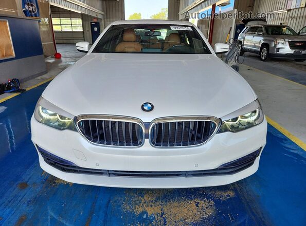WBAJA9C59JB249025 2018 BMW 5 SERIES White Widok z tyłu