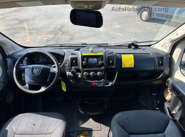 3C6TRVDG3KE520850 2019 RAM PROMASTER Gray Widok wnętrza z przodu