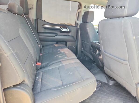 3GCUDEET6NG537500 2022 CHEVROLET SILVERADO White უკანა სალონის ხედი