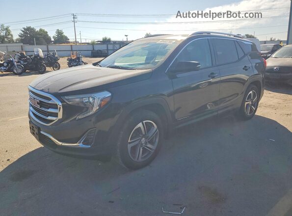 3GKALWEU4JL293288 2018 GMC TERRAIN Черный Задняя левая четверть