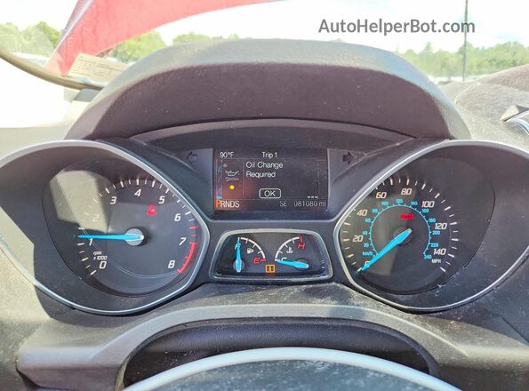 1FMCU9GXXGUA42098 2016 FORD ESCAPE Red Հետևի նստատեղերի տեսք
