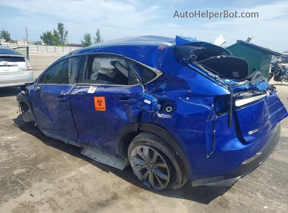 JTJSARBZ3M2193161 2021 LEXUS NX Blue Задня права чверть
