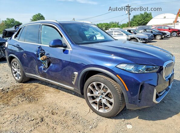 5UX23EU02T9055166 2026 BMW X5 Blue Դիմացի տեսք