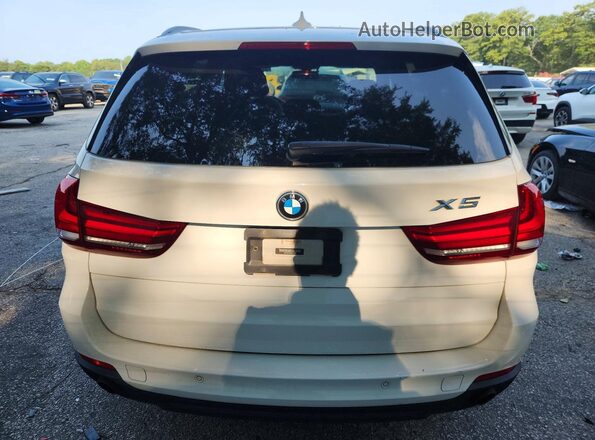 5UXKR0C59G0P27345 2016 BMW X5 Белый Вид салона спереди