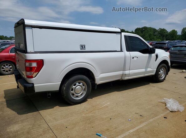 1FTMF1CB6MKE25784 2021 FORD F150 White წინა მარჯვენა