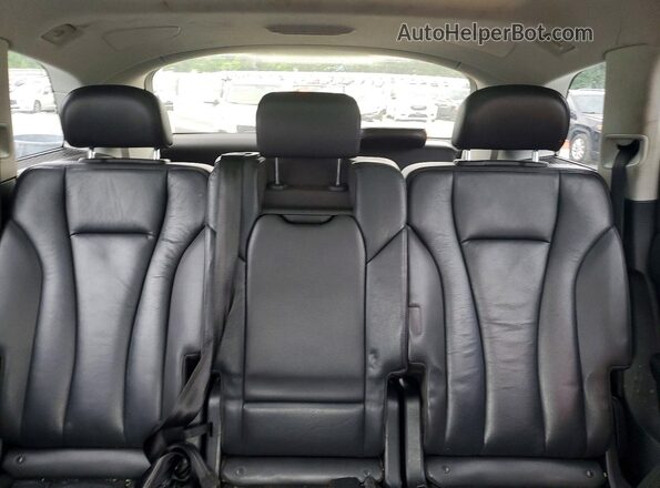 WA1LAAF7XJD029207 2018 AUDI Q7 Black უკანა სალონის ხედი