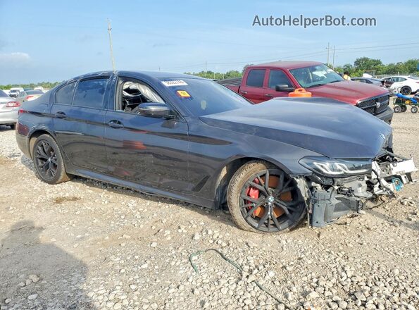 WBA53BJ00NCJ34369 2022 BMW 5 SERIES Gray წინა ხედი
