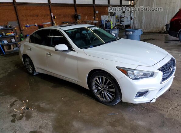 JN1EV7AP8JM364501 2018 INFINITI Q50 White წინა ხედი