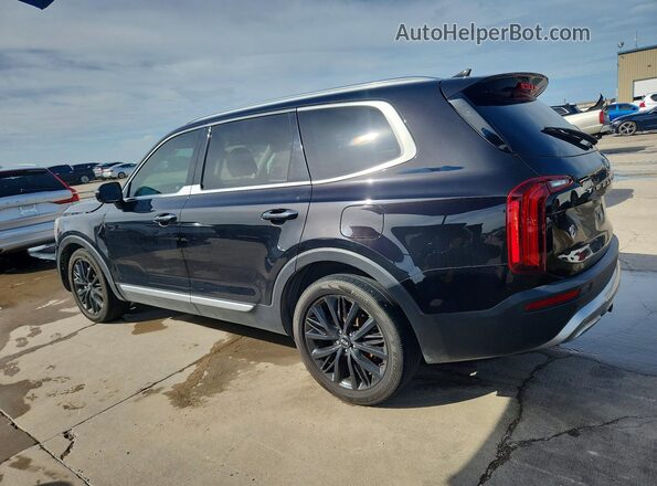 5XYP54HC8LG074450 2020 KIA TELLURIDE Черный Задняя правая четверть