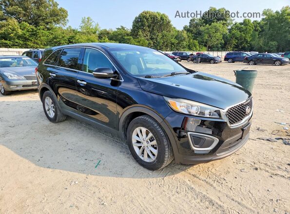 5XYPG4A34HG205370 2017 KIA SORENTO Black Widok z przodu