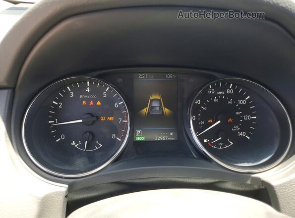 JN8AT2MT1KW261041 2019 NISSAN ROGUE Black Вид задніх сидінь