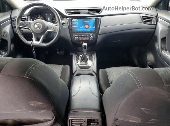 KNMAT2MT9HP516193 2017 NISSAN ROGUE Black Вид щитка приладів