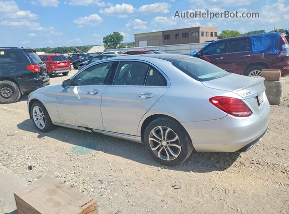 WDDWF4KB8GR128075 2016 MERCEDES-BENZ C-CLASS Silver Задня права чверть