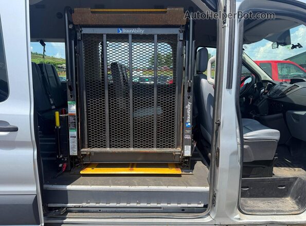 1FDZX2XM7GKB41228 2016 FORD TRANSIT Silver Widok z tyłu