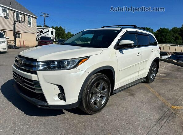 5TDDZRFH9JS890764 2018 TOYOTA HIGHLANDER White Trasero izquierdo