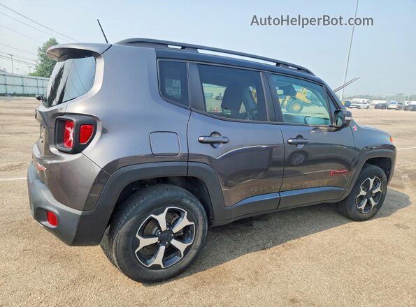 ZACNJBC19KPJ90393 2019 JEEP RENEGADE Gray Front right
