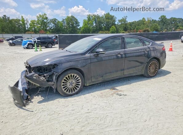 3FA6P0K98GR369822 2016 FORD FUSION Черный Задняя левая четверть