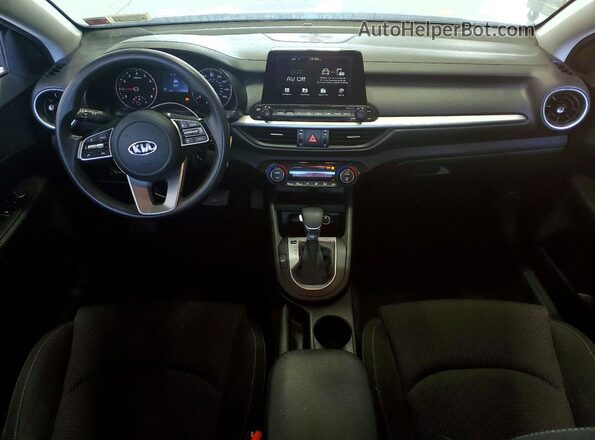 3KPF24AD9KE032260 2019 KIA FORTE Blue Vista del cuadro de instrumentos