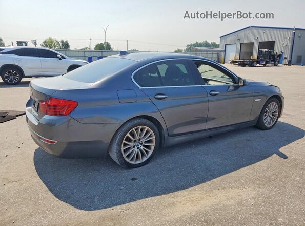 WBA5A7C52GG643628 2016 BMW 5 SERIES Gray Delantero derecho