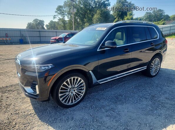 5UXCW2C5XKLB44253 2019 BMW X7 Black უკანა მარცხენა