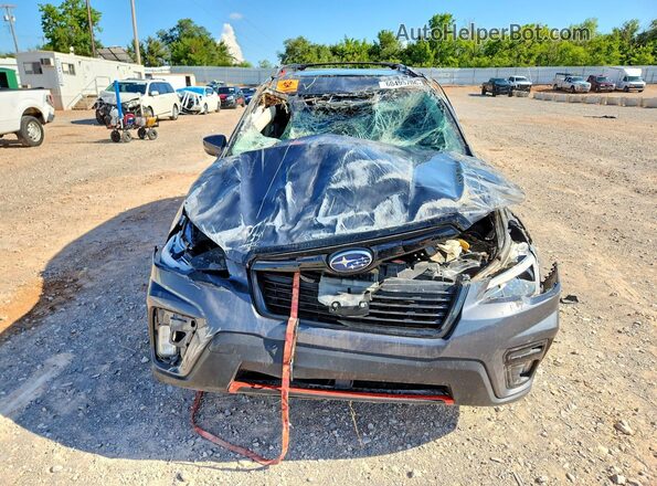 JF2SKARC1MH549771 2021 SUBARU FORESTER Gray Widok z tyłu