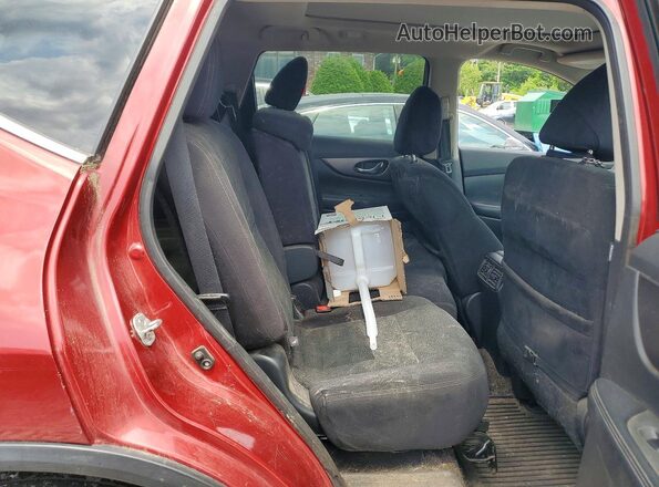 5N1AT2MV6GC814395 2016 NISSAN ROGUE Red უკანა სალონის ხედი
