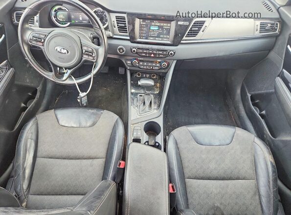 KNDCC3LC0H5042212 2017 KIA NIRO Red ხელსაწყოთა პანელის ხედი