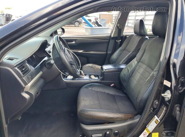 4T1BF1FKXGU119873 2016 TOYOTA CAMRY Черный Вид панели приборов