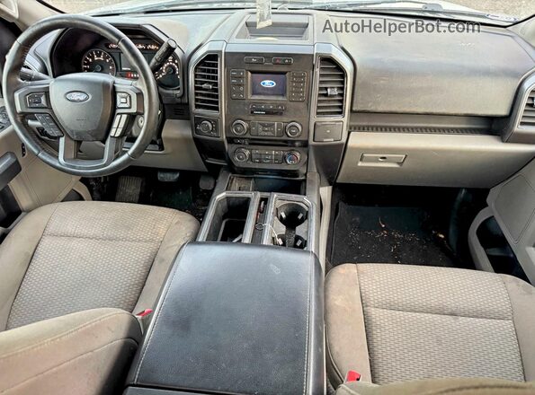 1FTEW1EP2JKF23381 2018 FORD F150 Silver Հետևի նստատեղերի տեսք