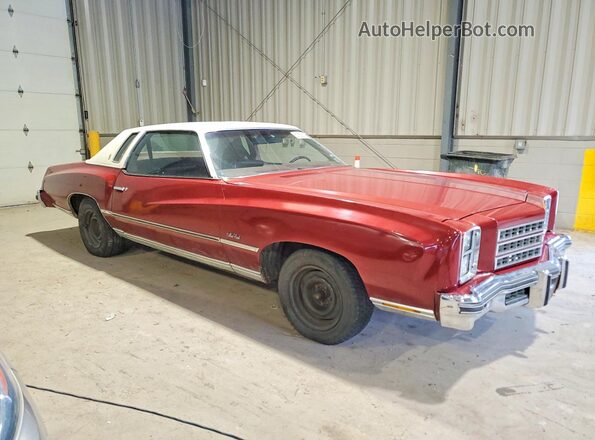 1H57V6B472739 1976 CHEVROLET MONTE CARLO Бордовый Вид спереди