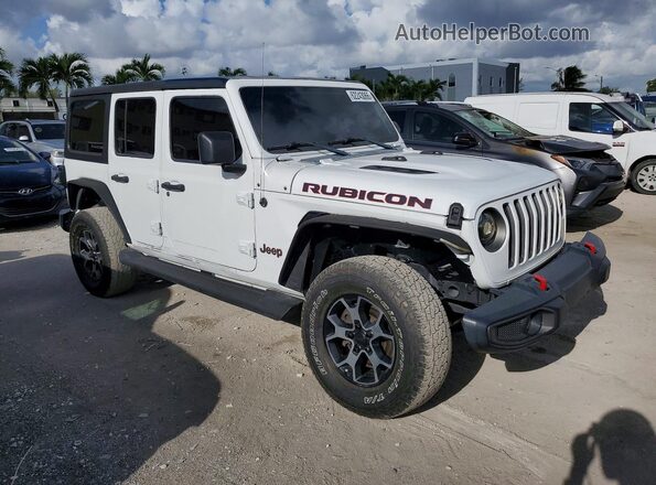 1C4HJXFN3KW545394 2019 JEEP WRANGLER Белый Вид спереди