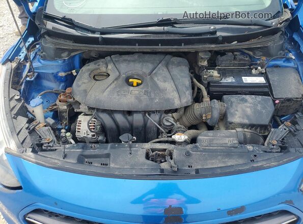KMHD35LH5HU355138 2017 HYUNDAI ELANTRA Blue Вид задньої частини салону