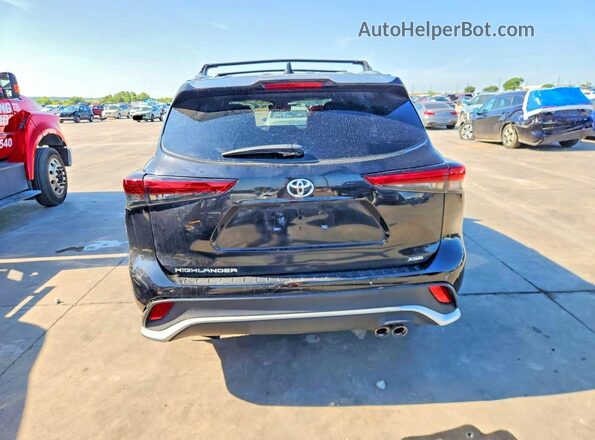5TDKDRAH6PS513797 2023 TOYOTA HIGHLANDER Черный Вид салона спереди