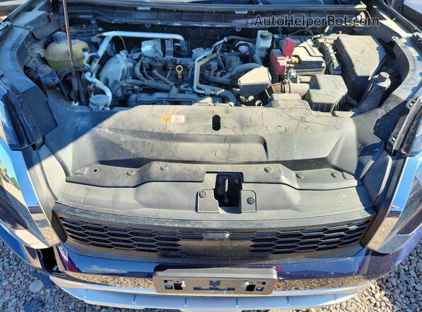 JA4J4UA86NZ037698 2022 MITSUBISHI OUTLANDER Blue Вид наклейки з VIN-кодом